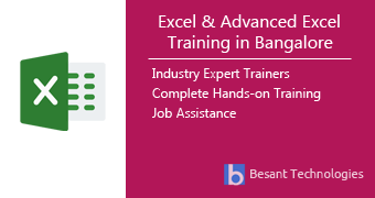 Excel and Advanced Excel Training in Mangalore