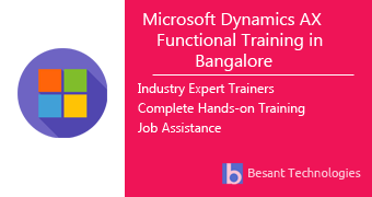 Microsoft Dynamics AX Functional Training in Mangalore