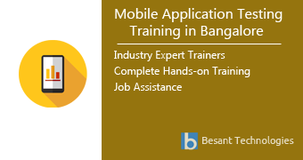 Mobile Application Testing Training in Mangalore