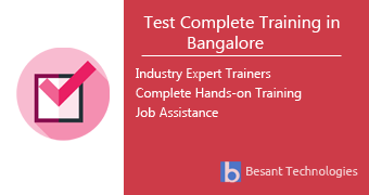 Test Complete Training in Mangalore