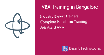VBA Training in Mangalore