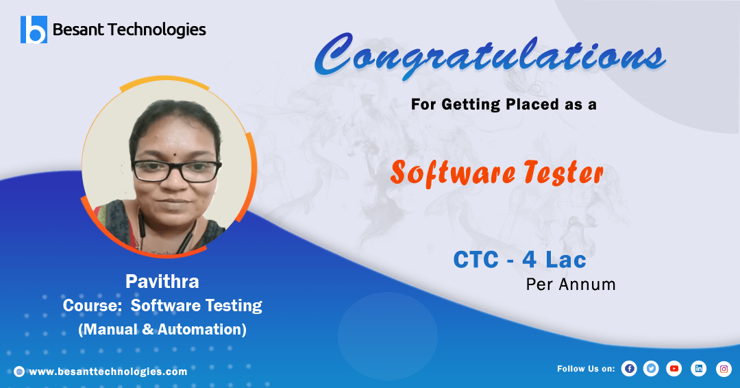 TalentQ Training Mangalore Review | Success story of Pavithra Got Placed as Software tester