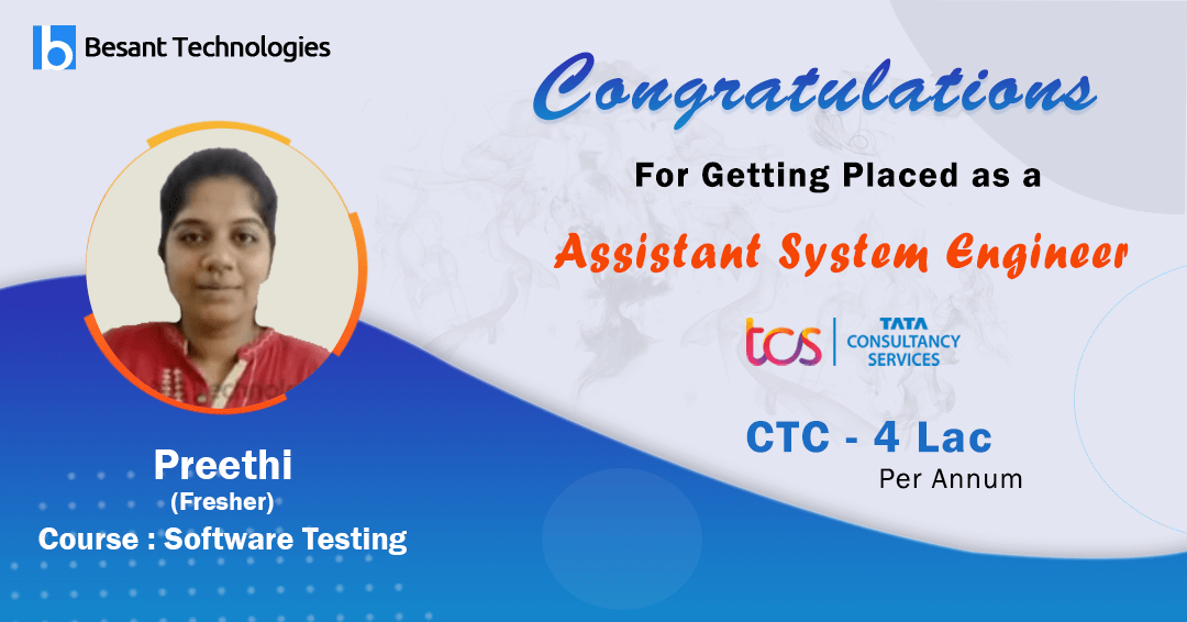 TalentQ Training Mangalore Reviews | Fresher Preethi Got Placed in TCS as Assistant System Engineer