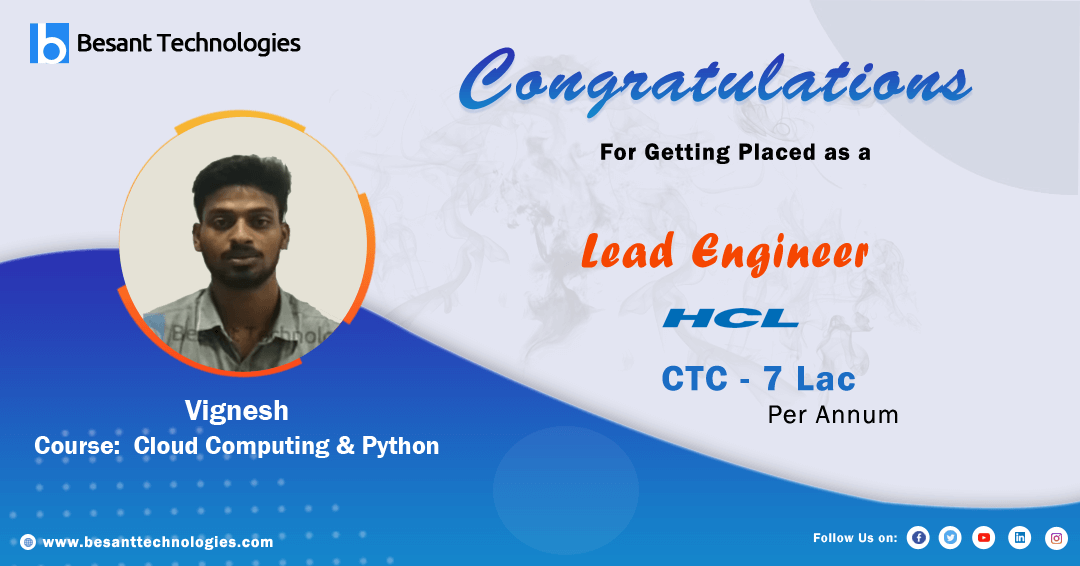 TalentQ Training Mangalore Review | Success story of Vignesh Got Placed as Lead engineer
